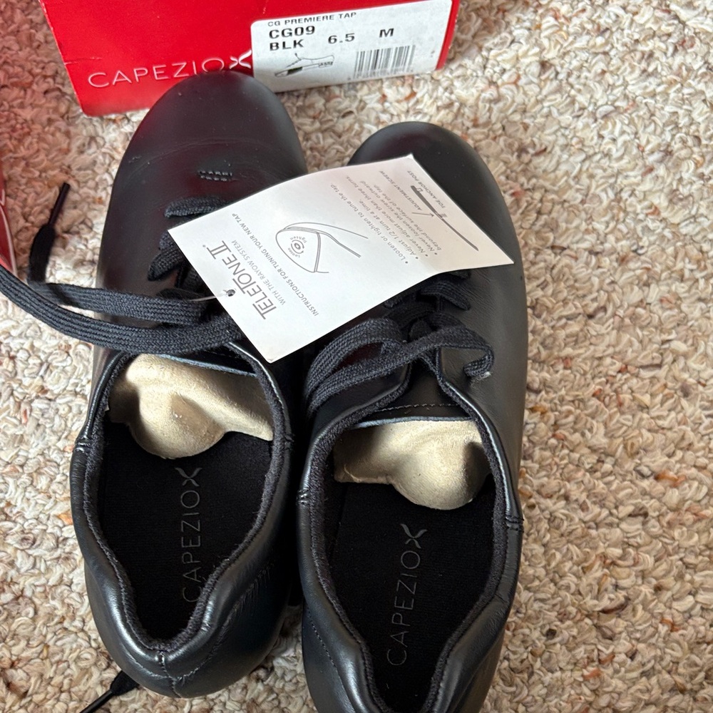 Capezio Black Tap Dance Shoes